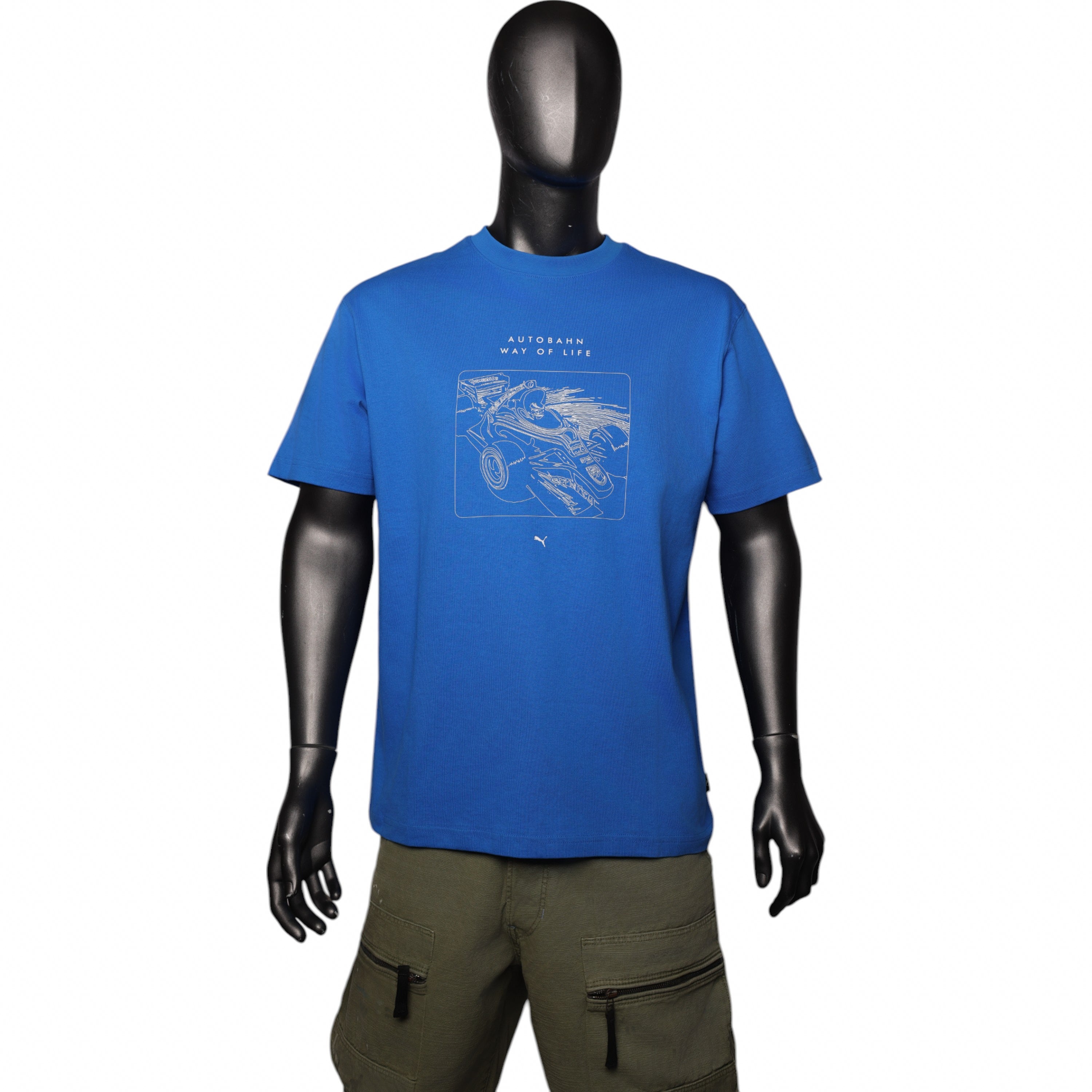 Puma T-Shirt Graphics Autobahn Blue